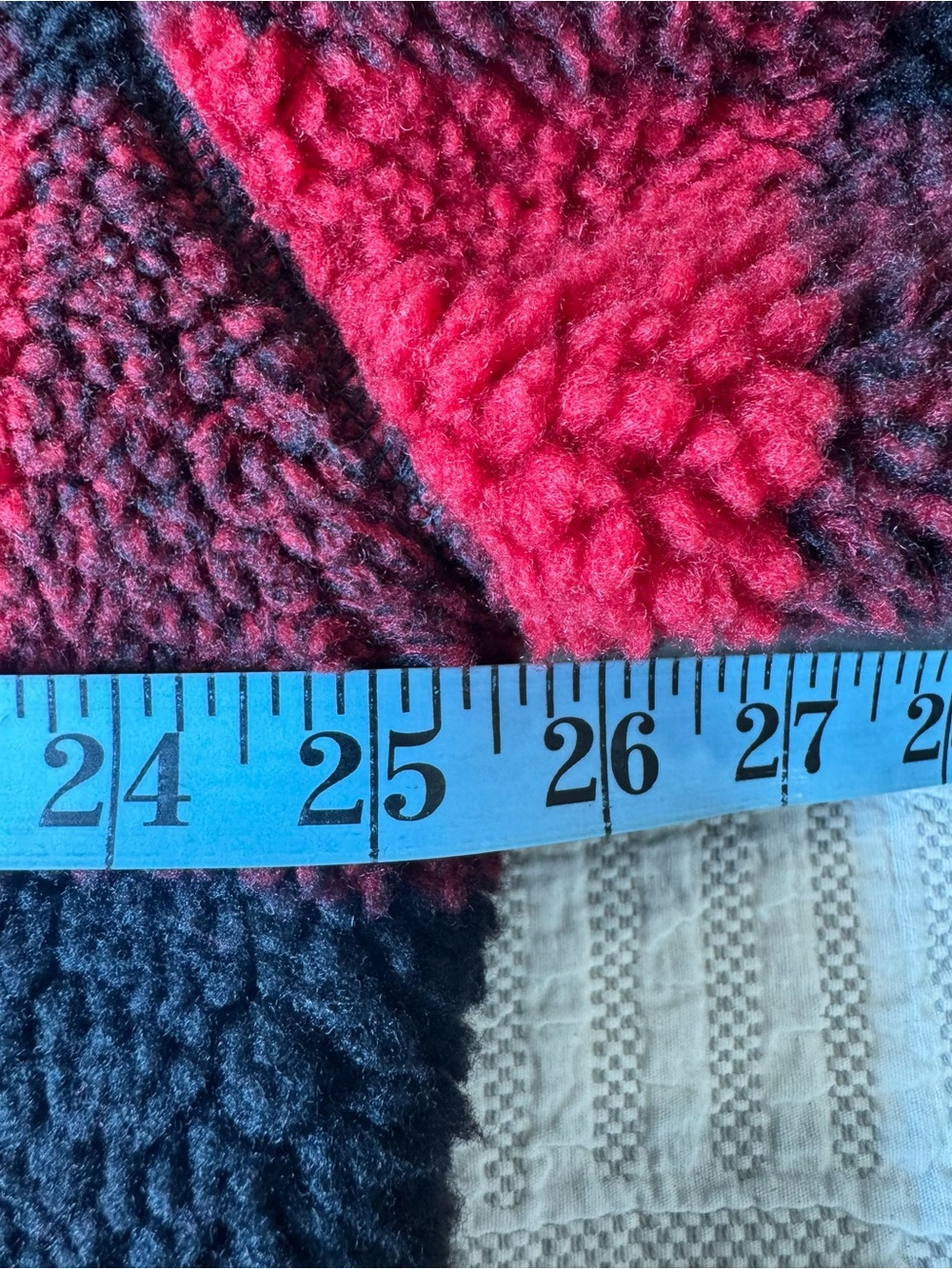 Roots Buffalo Plaid Sherpa Jacket Red Black Oversized Full Zip Size L - Picture 8 of 11